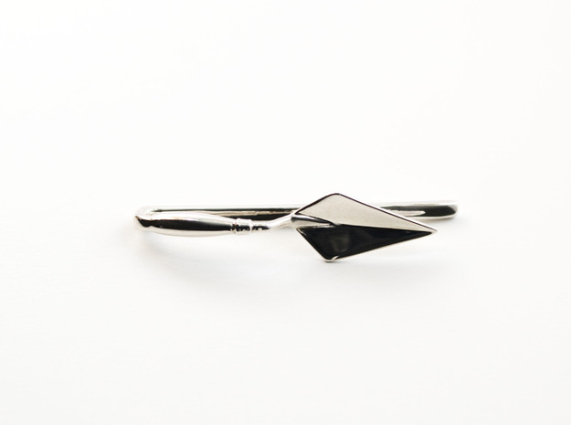 Archaeologist's Trowel Tie Bar - Archaeology Jewel in Polished Silver