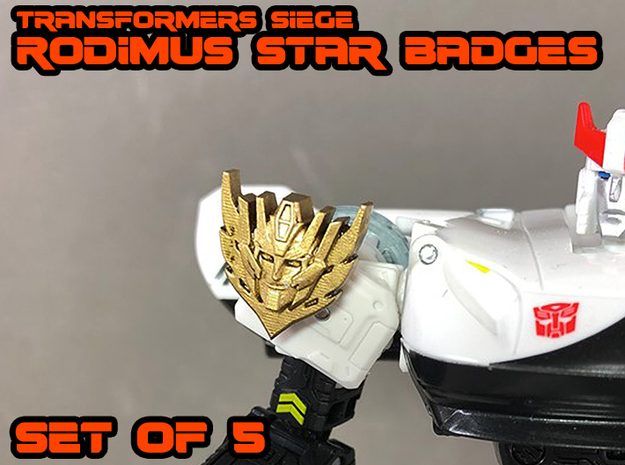 Rodimus Stars - Transformers Siege in Smooth Fine Detail Plastic