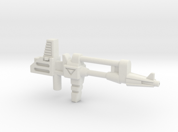 Inferno/Grapple Rifle (5mm) in White Natural Versatile Plastic: Medium