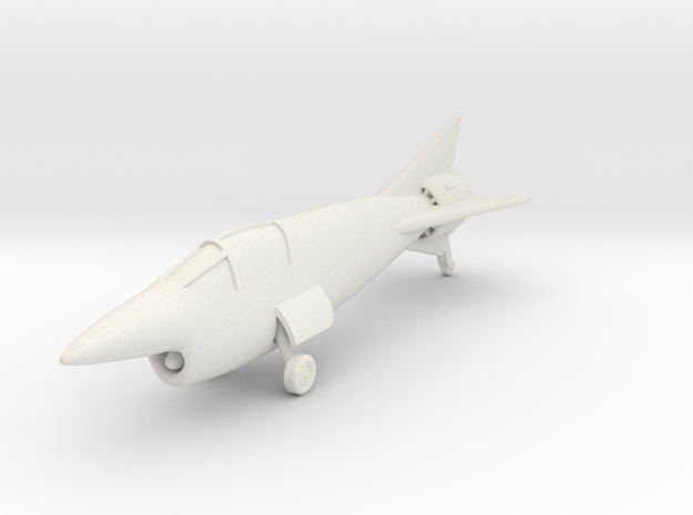 (1:144) Lippisch Fighter Aerodyne in White Natural Versatile Plastic