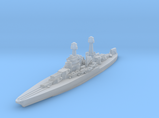 USS California 1930s 1/1800 in Tan Fine Detail Plastic