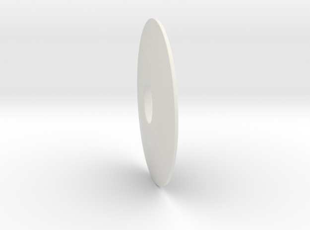 Pinball - Pooling Post Standoff 1mm in White Natural Versatile Plastic