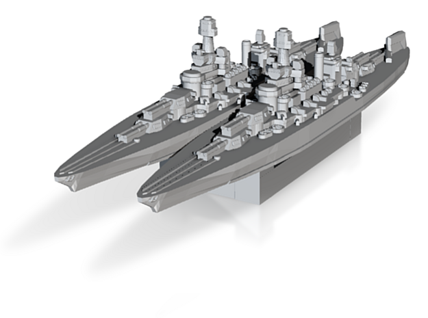 Colorado Battleship 1945 1/3000 in Tan Fine Detail Plastic