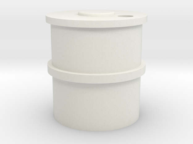 HO Concrete Water Tank in White Natural Versatile Plastic