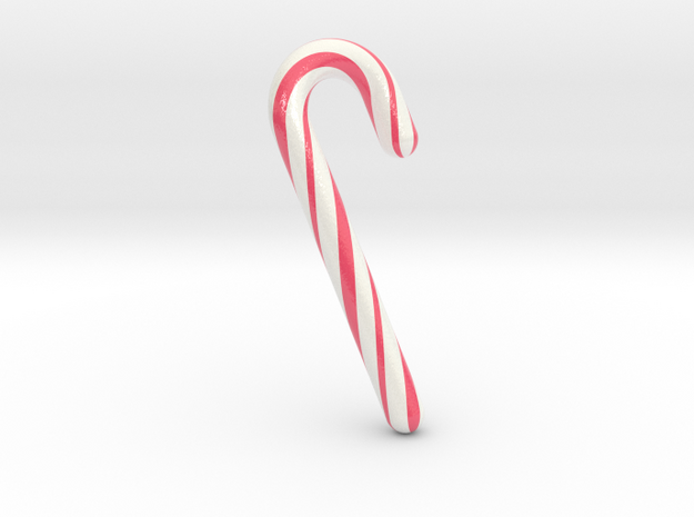 Candy cane lovely - Large in Glossy Full Color Sandstone