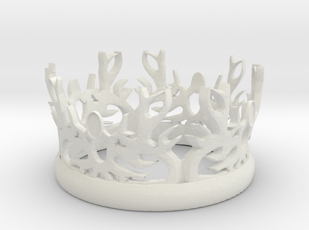GOT Rule Crown (8" Diameter) in White Natural Versatile Plastic