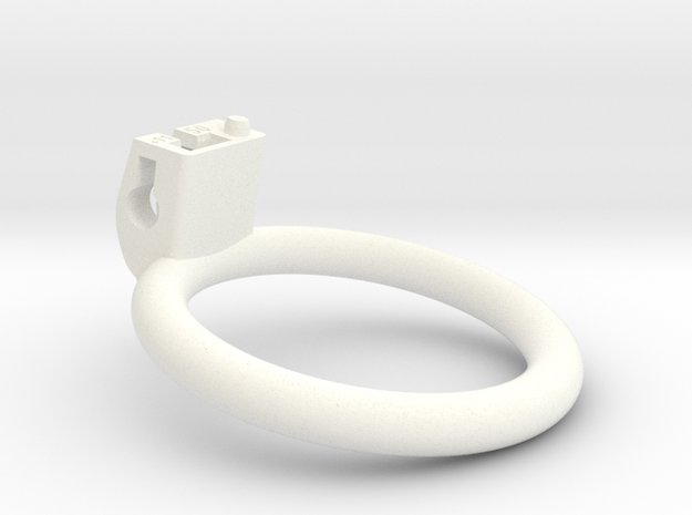 Cherry Keeper Ring - 50mm Flat +11° in White Processed Versatile Plastic