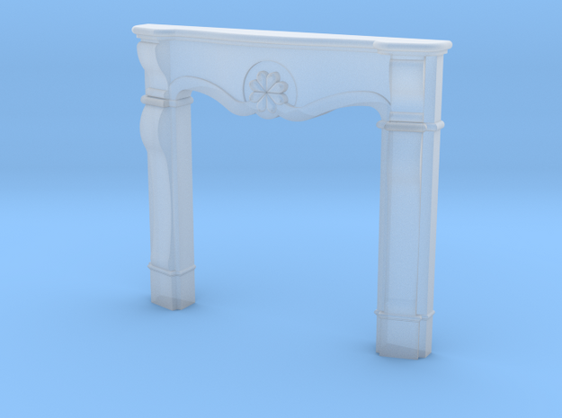 1:48 Fancy Fireplace in Smooth Fine Detail Plastic
