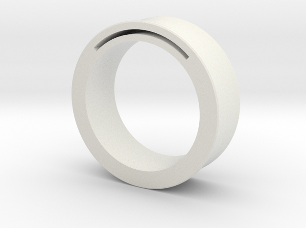 simpleband_nfc_rfid_ring9.5 in White Natural Versatile Plastic