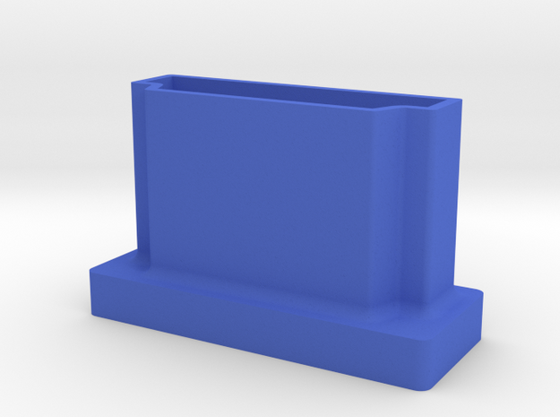 HDMI Port Cover in Blue Processed Versatile Plastic