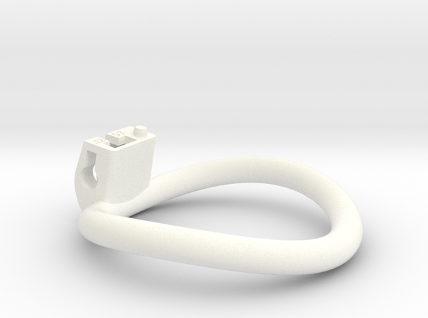 Cherry Keeper Ring - 57mm -12° in White Processed Versatile Plastic