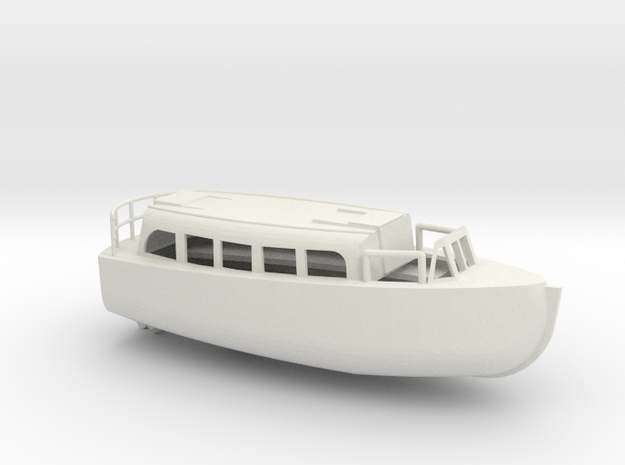 1/72 Scale 28 ft Personnel Boat Mk 4 in White Natural Versatile Plastic