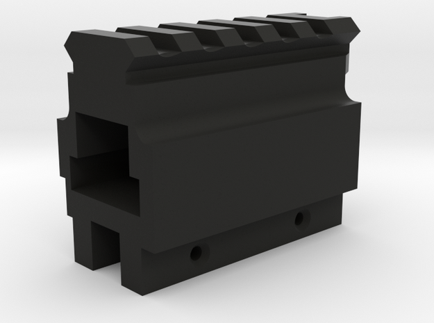 aa12 picatinny rail micro in Black Natural Versatile Plastic