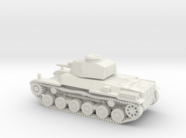 1/87 IJA Type 2 Ho-I Infantry Support Tank in White Natural Versatile Plastic