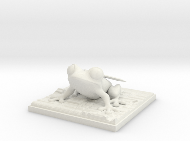 cloud_frog Final Fantasy VII in White Natural Versatile Plastic