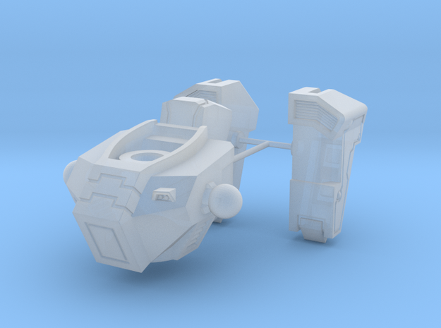 Sloped Armor Torso Assembly in Smooth Fine Detail Plastic