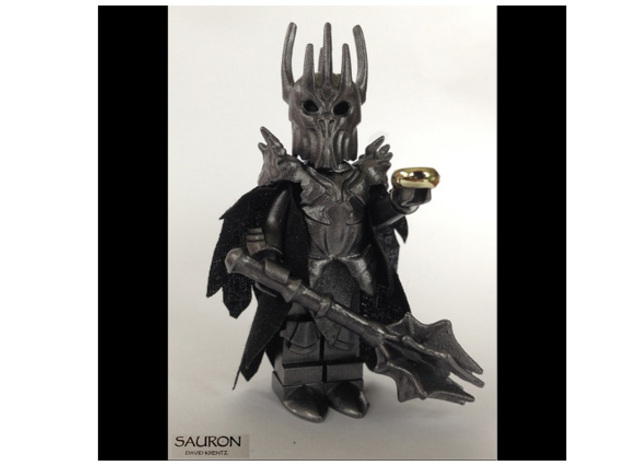 Sauron Lego-Compatable Final in Smoothest Fine Detail Plastic