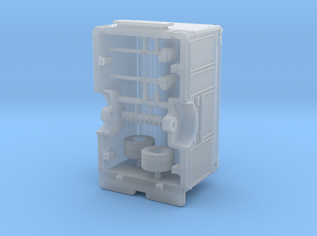 1/87 Medium Duty Engine/Pumper body in Tan Fine Detail Plastic