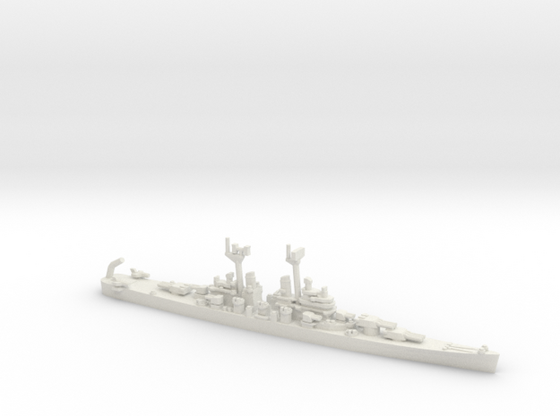 US Baltimore-Class Cruiser w/ Regulus Missile (V2) in White Natural Versatile Plastic: 1:1800