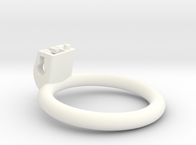 Cherry Keeper Ring - 50mm Flat +5° in White Processed Versatile Plastic