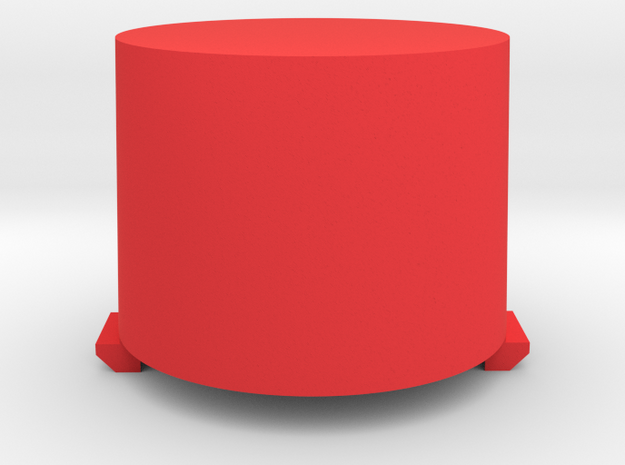 Captain Action Silver Streak Siren Cap in Red Processed Versatile Plastic
