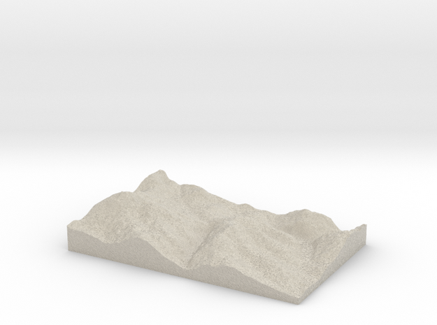 Model of Wicklow Mountains in Natural Sandstone