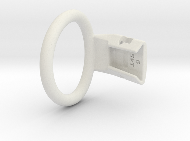 Q4e single ring M 46.2mm in White Premium Versatile Plastic
