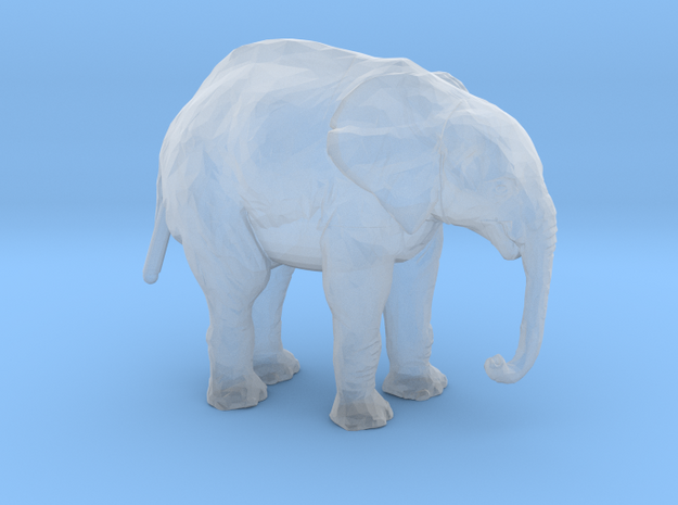 N Scale Elephant in Tan Fine Detail Plastic