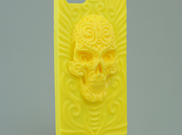 "Cara del Fin" iPhone 5 case in Yellow Processed Versatile Plastic