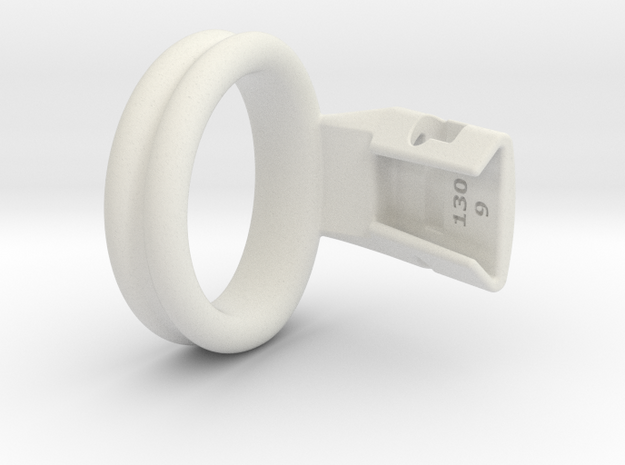 Q4e double ring 41.4mm in White Premium Versatile Plastic: Medium
