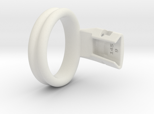 Q4e double ring M 46.2mm in White Premium Versatile Plastic