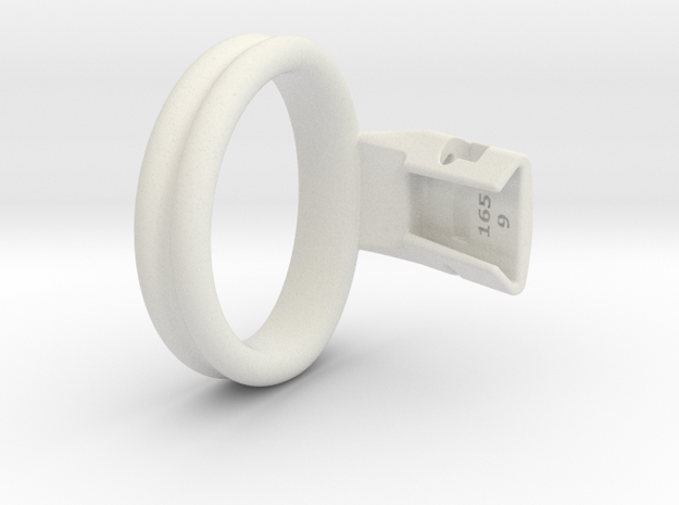 Q4e double ring M 52.5mm in White Premium Versatile Plastic