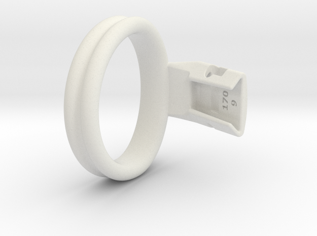 Q4e double ring M 54.1mm in White Premium Versatile Plastic