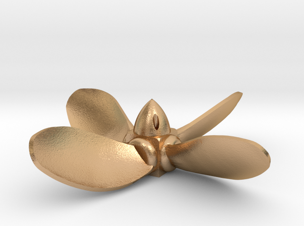 built-up type propeller - counter clockwise rotati in Natural Bronze