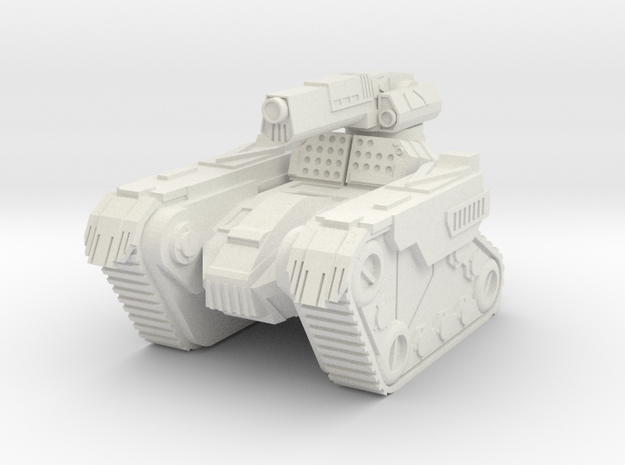 Ares Medium Tank in White Natural Versatile Plastic