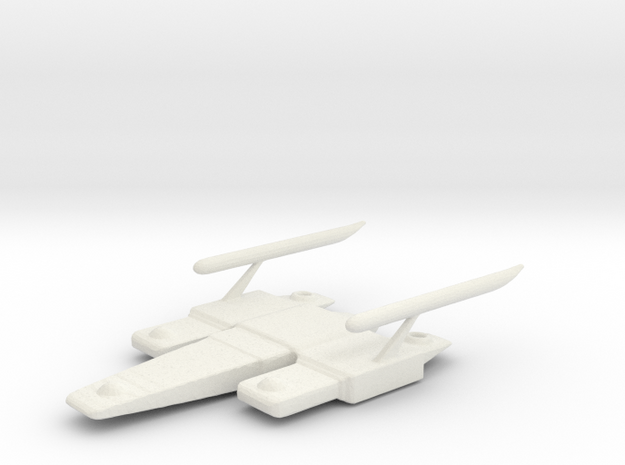 Time Trap Freighter  in White Natural Versatile Plastic