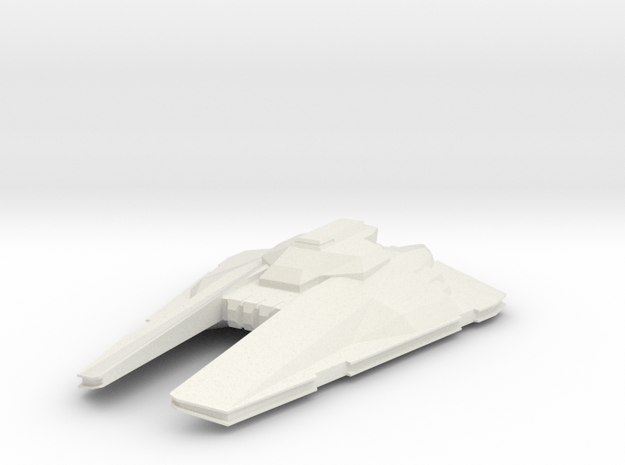 2700 Broadside class cruiser Star Wars in White Natural Versatile Plastic