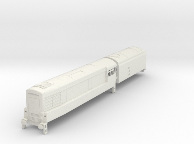 b-100-gt3-loco in White Natural Versatile Plastic