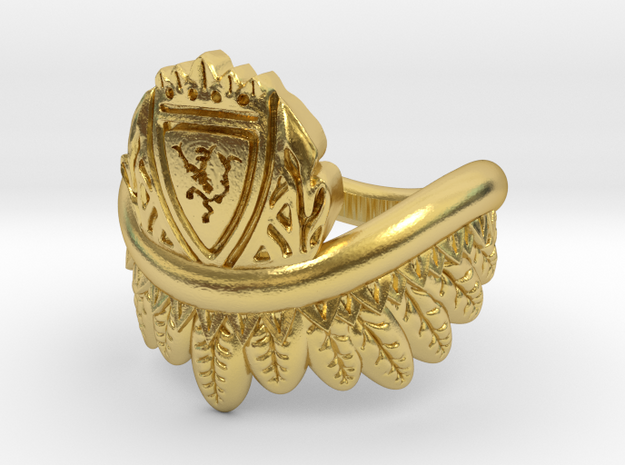 Good Omens: Aziraphale's Ring in Polished Brass: 3 / 44