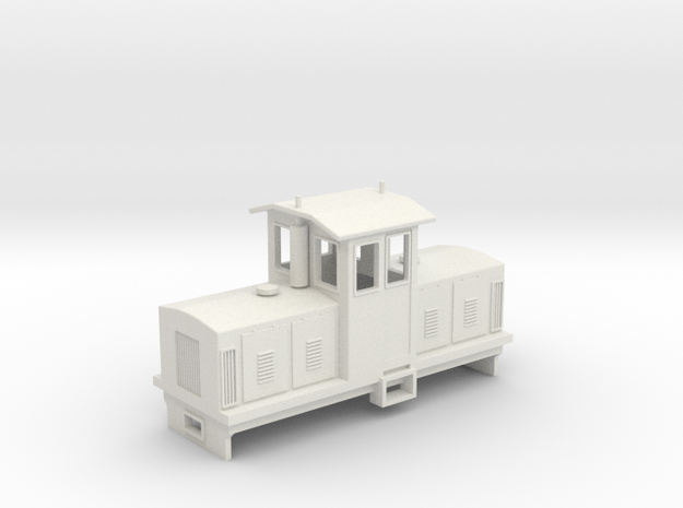 OO9 Centrecab Locomotive 2 ("Joanna") in White Natural Versatile Plastic