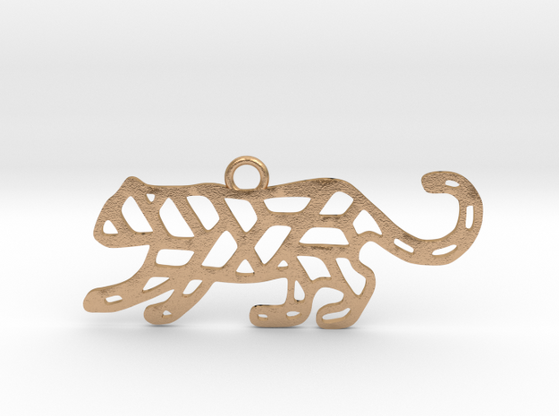 Year Of The Tiger Charm in Natural Bronze