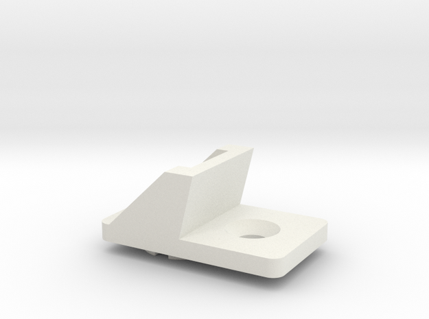 Table Saw Guide Clicp in White Natural Versatile Plastic