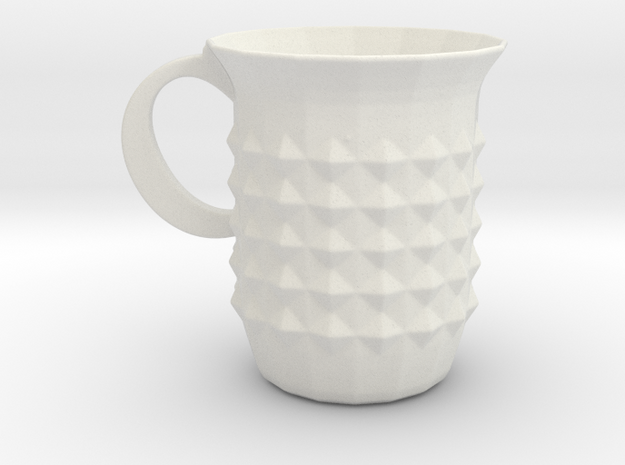 Tuesday Mug in White Natural Versatile Plastic