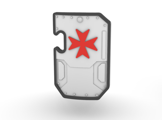 Space Templar Boarding Shield Set in Tan Fine Detail Plastic
