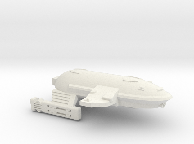 3788 Scale WYN Barracuda Frigate (FF) CVN in White Natural Versatile Plastic