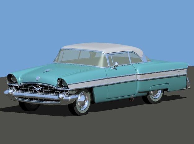 1956 Packard Executive (2 Vehicles) in Clear Ultra Fine Detail Plastic