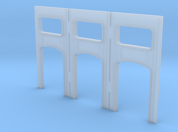 Arched Cross Girders - set of 3 (N-scale) in Tan Fine Detail Plastic