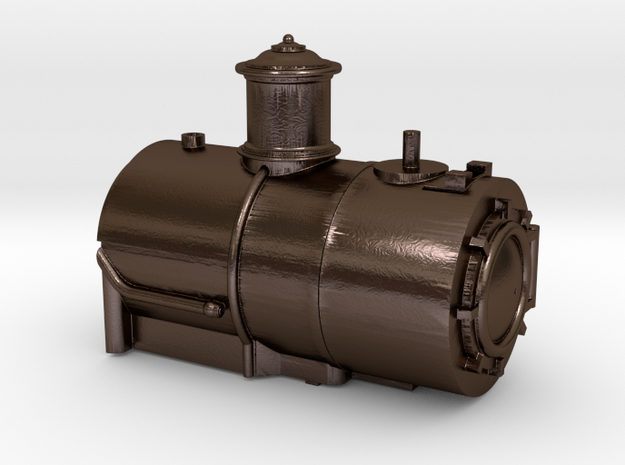 Fluted Dome Boiler for the HOn30 Coffee Creek Heav in Polished Bronze Steel