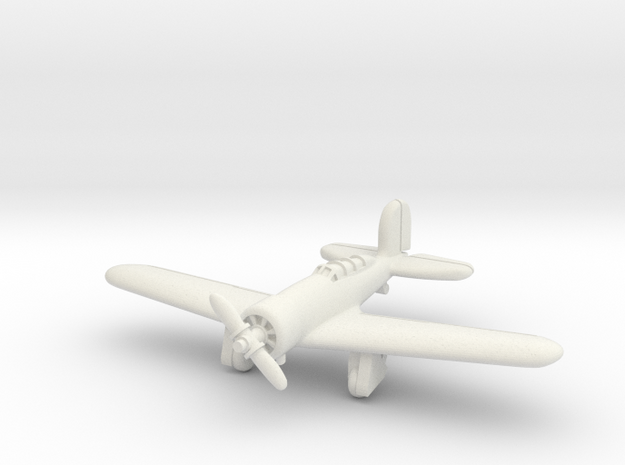 Lockheed Altair (With Landing Gear) 1/285 in White Natural Versatile Plastic