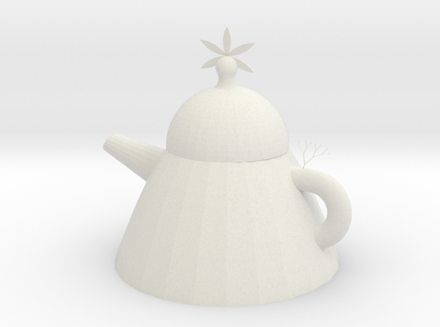  teapot in White Natural Versatile Plastic
